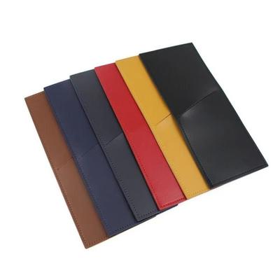 PU Leather Cutlery Pouch Open Pocket Silverware Pocket Durable Utensil Holder  Protective Storage