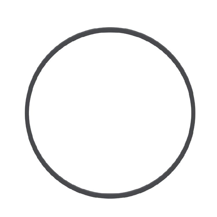 Rubberen Aandrijfriem voor Videospelers Riemen Hoge Elasticiteit 20-100mm Gevouwen Maat Optie Dikte 1.5mm