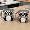 Držák na nanuk Raccoon s tajnou přihrádkou na svačinu a lžičkou Opakovaně použitelný rukáv na pintový kelímek pro 16oz nanuk, sodu, plechovky od piva Zábavný novinkový dárek k dezertu