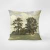 Floral & Scenery Pillows Artistic Home Decor Square Polyester Pillowcase, Modern Sofa Decorative Cushion Cover