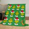 Christmas Gift Comedy Movie How the Grinch Stole Christmas blanket home warming, four season bed decoration sofa cover flannel throwing blanket K22