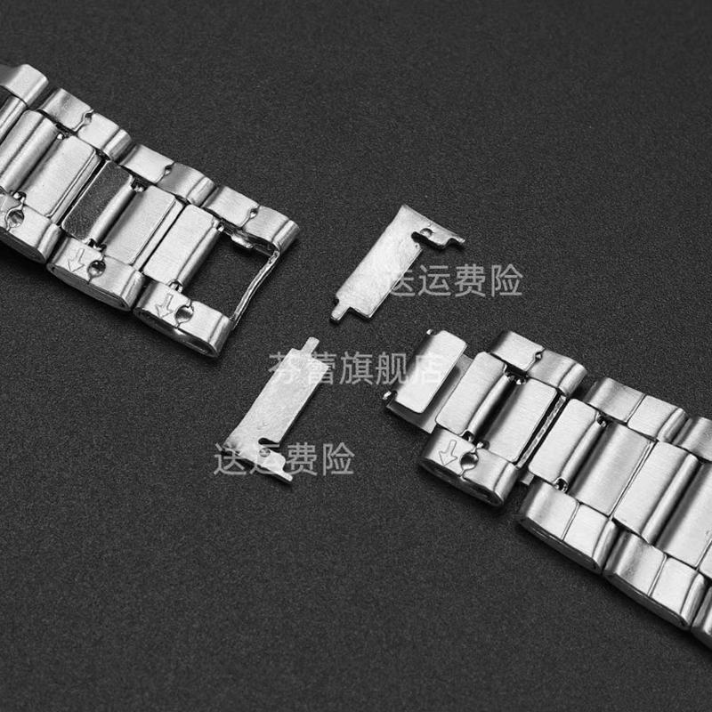 Solid Stainless Steel Strap for Casio A158 A159 A159W-N1/A158WA/A168 AE-1200 AE1200/1300 W-216 f91w SGW-300 Watch Chain 18mm