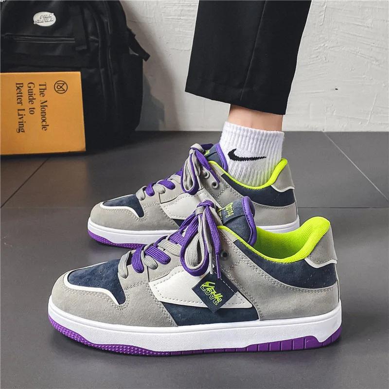 Fashion 2024 Men Casual Sneakers Leather Quality Breathable Comfortable Outdoor Footwear Spring Autumn Tenis Masculino