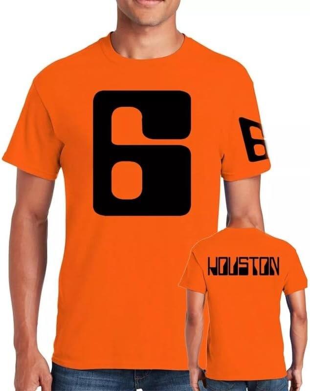 ROLLERBALL 6 NOUSTON ORANGE T SHIRT MENS JAMES CAAN SCI FI MOVIE FANCY DRESS FUN Unisex T-Shirt XL
