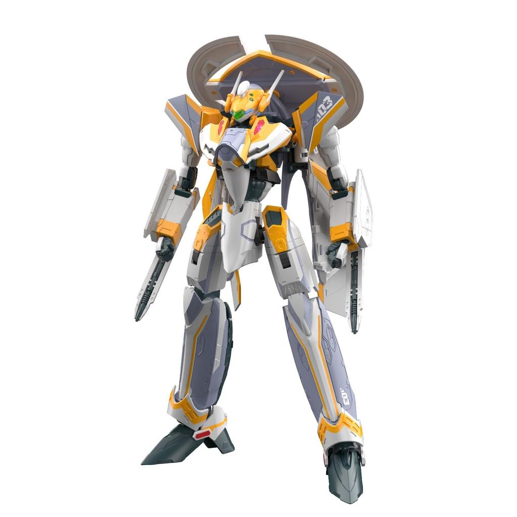 BANDAI SPIRITS HG Macross Delta VF-31E Siegfried (Chuck Mustang's) 1/100 Scale Pre-Colored Plastic Model Kit