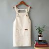 Canvas Chef Apron Waterproof Denim Apron Kitchen Sleeveless Apron  For Men Women