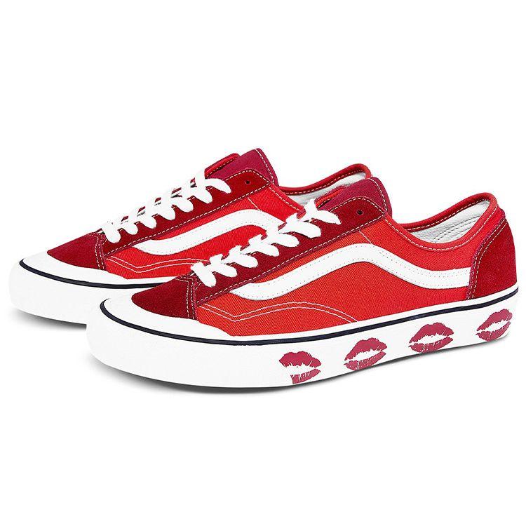 Vans Style 36 Decon Sf Lip Print Low Top Skate Shoes Unisex Sneakers Red VN0A3MVLK0D