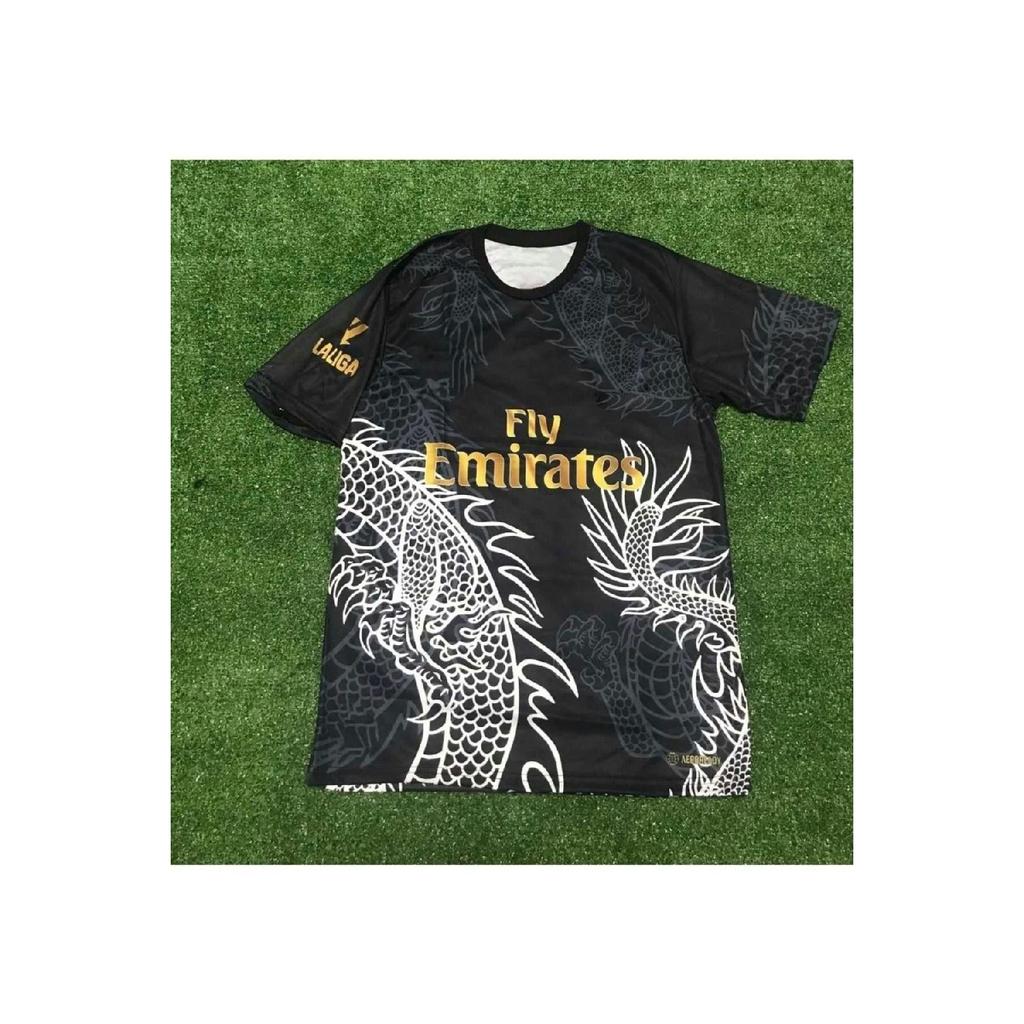 2024-25 Neue Saison, spezielles Cristiano Ronaldo-Trikot mit Drachenmotiv, Schwarz