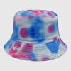 Neutral Summer Tie Dye Printed Fisherman Hat Outdoor Breathable Hat Sunshade