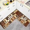 1PC Forest Kitchen Rugs Non-Slip Home Door Mats Pop design Bathroom Rugs Bath Mat Carpet for Home Sink Laundry Decor