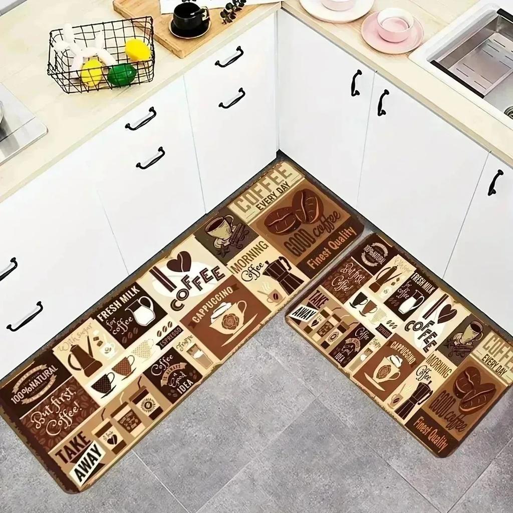 1PC Forest Kitchen Rugs Non-Slip Home Door Mats Pop design Bathroom Rugs Bath Mat Carpet for Home Sink Laundry Decor