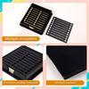 Sturdy Plastic Sticky Note Organizers with Stencil Templates for Personalize Office Supplies Desk Setups Daily Use