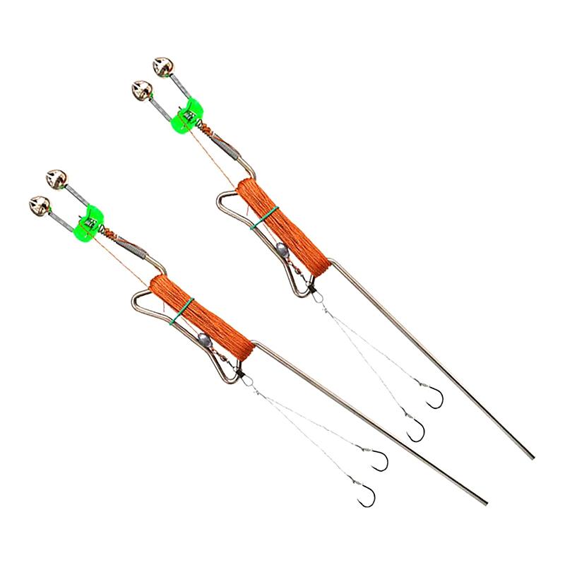 Canna da Pesca Automatica Piccola da Mare Canna da Pesca Automatica Pigra Canna da Pesca con Molla Inserita