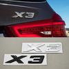 3D ABS Black Chrome Car Letters Rear Trunk Badge X1 X3 Logo Emblem Decals For BMW X1 X3 F48 F25 Sticker Emblem Auto Accessories BS8