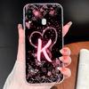 Für Samsung Galaxy A20 A20S A21 A30 A30S Handyhülle Schmetterling Buchstaben Weiches TPU Klare Silikonhülle Für Galaxy A 20 A 30 Gehäuse