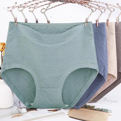 3 Pieces Big Size Briefs Women's Underwear High Waist Lingerie Cotton Undies Girls Large Panties Undershorts XL 2XL 3XL 4XL 5XL 6XL