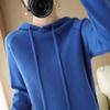 Women's Casual Plus Size Hooded Knitwear Sweatshirt for Spring/Autumn 2023