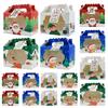 Christmas Handheld Box Window Candy Packaging Box Hand Carry Cooking Cake Cookie Box