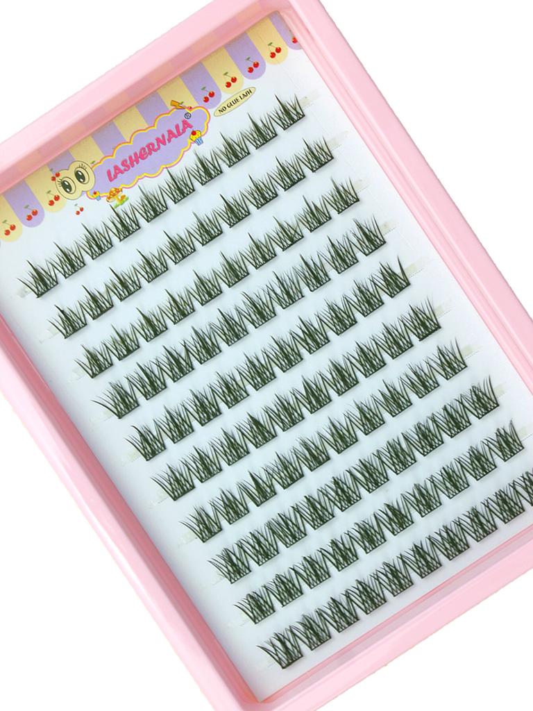 Lashernala 100 strand eyelash extensions, no glue eyelashes, eyebrow extensions, strand eyelashes, cat eye