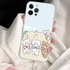 Cute M-mikko C-characters For IPhone 11 12 13 14 15 16 17 Pro Max Plus Air Transparent Clear Shockproof Case