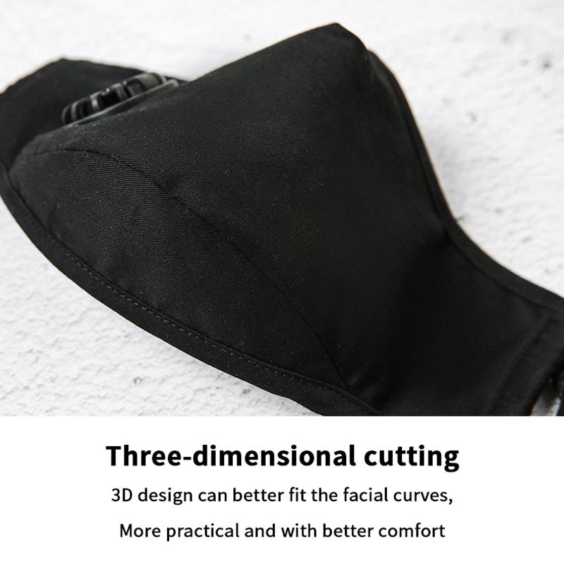 Anti-förorenings Pm2.5 Dammasker Tvättbara Och Återanvändbara Pluggbara Packning Bomull Unisex Rese Ppe Masker Bekväma Och Andningsbara