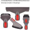 Replacement Attachments for Dyson V15 V12 V11 V10 V7 V8 Absolute Detect Traceless/Soft/Stiff Bristle Extension HoseBrush Crevice Tool