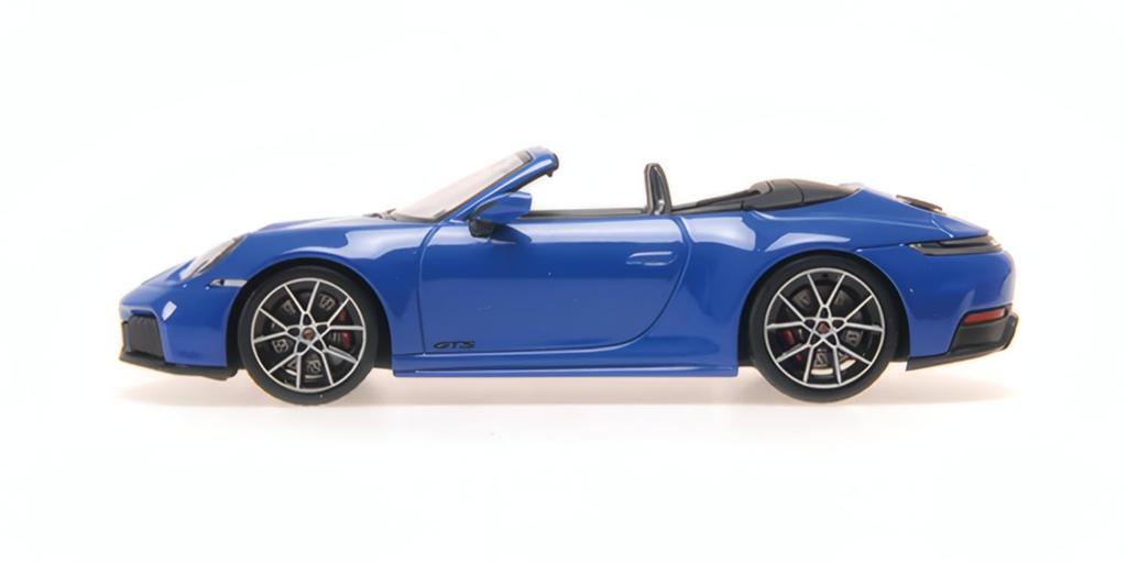 Minichamps Scale Porsche 911 Carrera GTS Cabriolet 2024 Blue 1/43 (992.2)