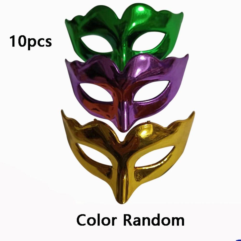 

10 шт. Кукла-игрушка с цветной росписью, маска, милая маска венецианская маска Марди Гра, новые мини-маскарадные маски 1
