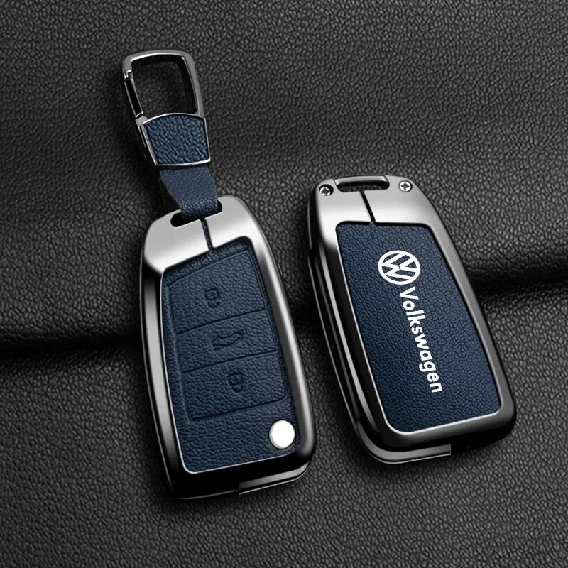 VOLKSWAGEN VW cinkötvözet Autó okos távirányító kulcstartó tok Fedél VW Volkswagen MK7 Golf 7 Tiguan MK2-höz Seat Ibiza Leon FR 2 At-hez