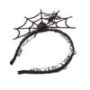 Halloween Headwear Spider Webs Headband Lace Necklace Fancy Dress-up Headpiece for Cosplay Party Novelty Headdress