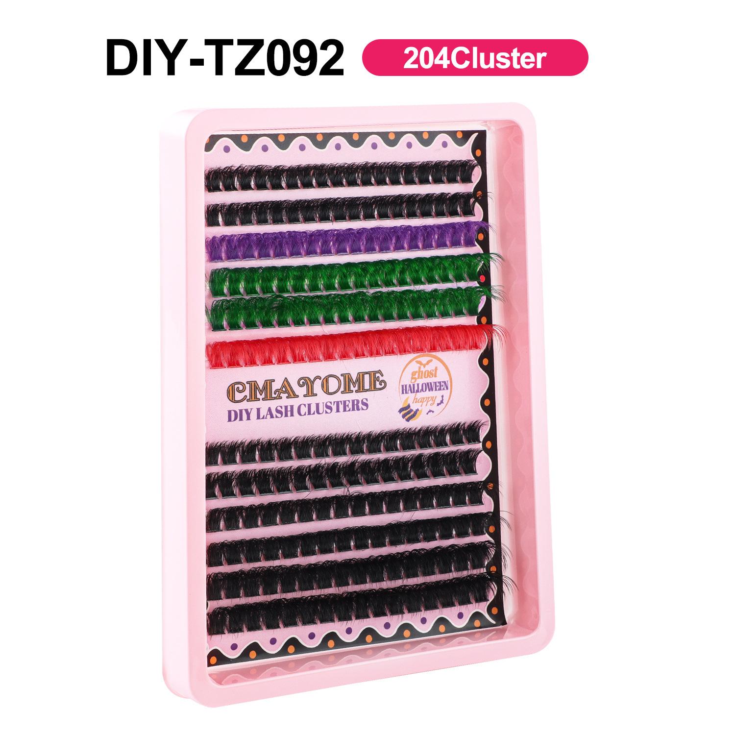 Набор для наращивания ресниц DIY цветной Толстая имитация D песня Большая емкость Накладные ресницы