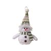 Decorações de boneca de boneco de neve de Natal com luzes LED Luminous Doll Christmas Snowman Ornaments com luzes Night For Bedroom