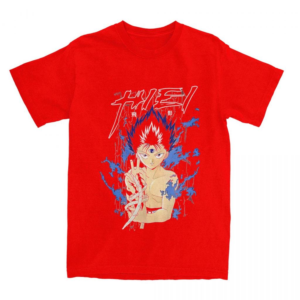 Herren Damen Yu Yu Hakusho Hiei Hemd Bekleidung Fantastisches Reines Baumwoll T-Shirt Top Tee Kleidung Original