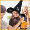 Black Halloween Witch Hats Lace Tassel Wizard Cap Portable   Performance Props