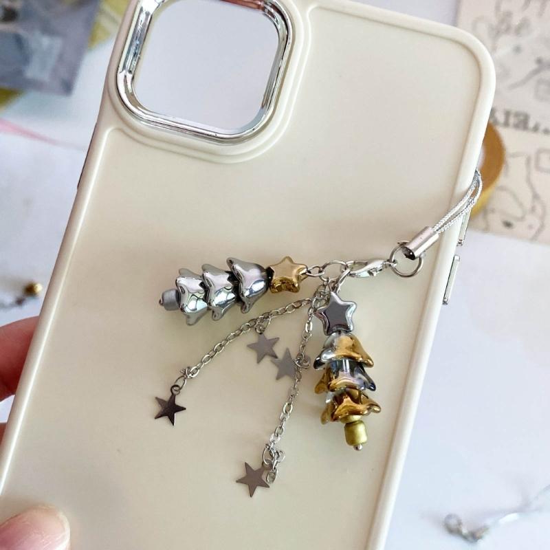 Christmas Tree Phone Charm Trendy Phone Pendant Creative Bag Decoration Bag Pendant Perfect Gift for Fashion Individuals