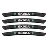 Car Wheel Rim Badge Creative Decoration Decals Styling Auto Aluminum Trim Sticker for Skoda fabia octavia Rapid kodiaq superb A5  HJ1