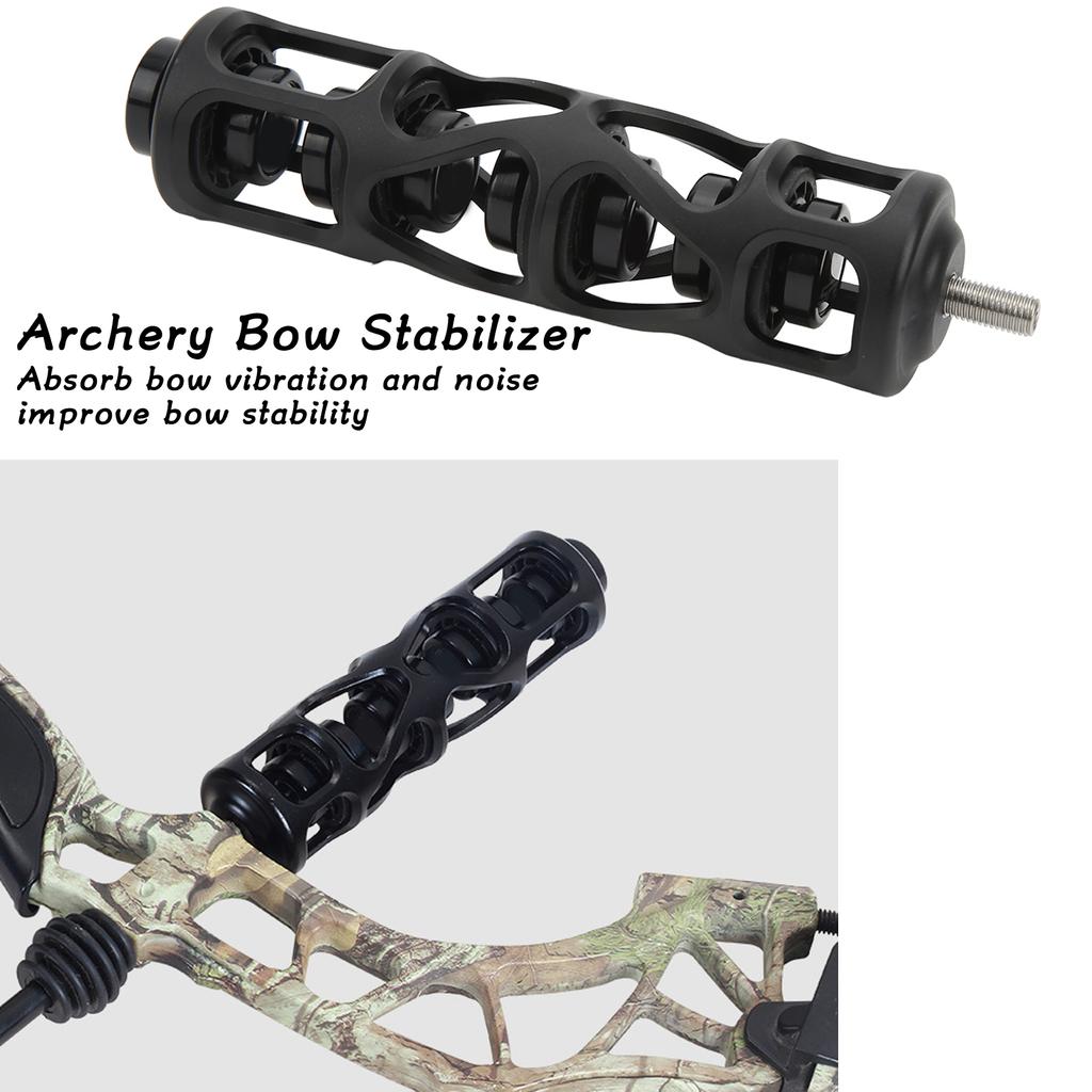 Bow Stabilizer Archery Bow Stabilizer Aluminum Alloy 18cm Length for Compound Recurve Bow