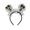 Party Decoration Christmas New Year Headpiece Star/Crown Glitter Hair Hoop  New Year Dress Up