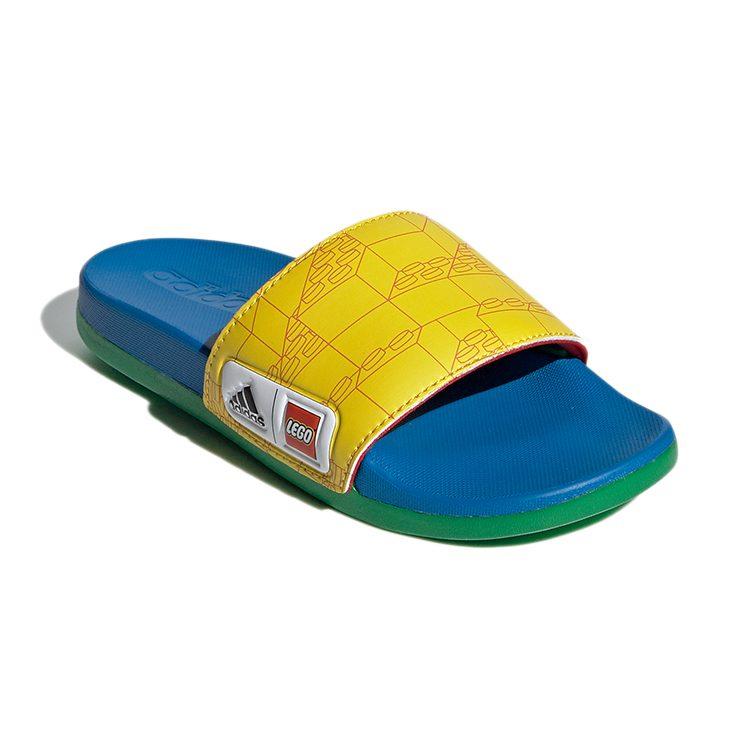 LEGO X Adidas Adilette Comfort K Kids' Slippers Yellow Blue Kids' FZ2867