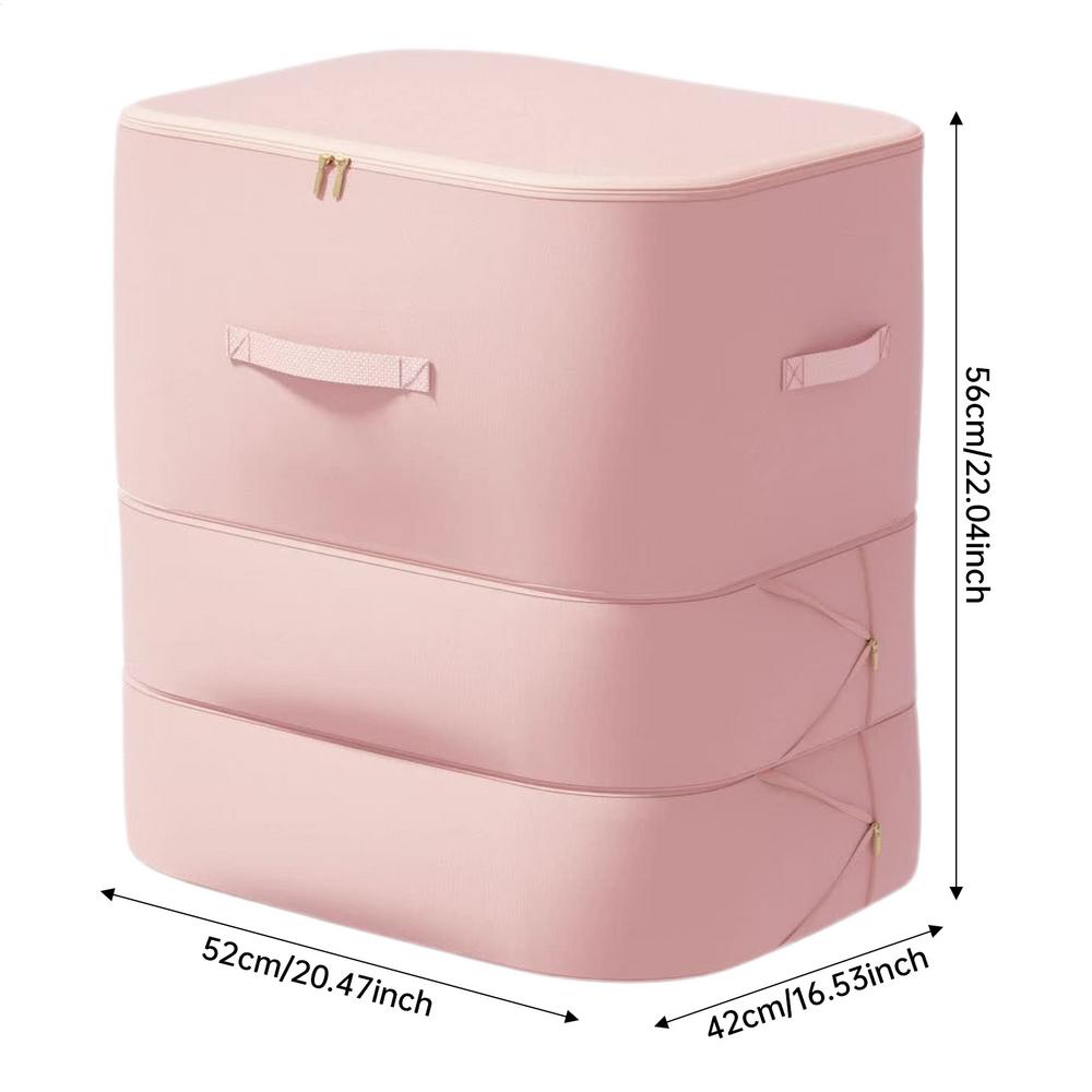 

Premium Vacuum Compression Bags Heavy-Duty Reusable Storage for Down Comforters Quilts Space-Saving Home Travel Organizer розовый