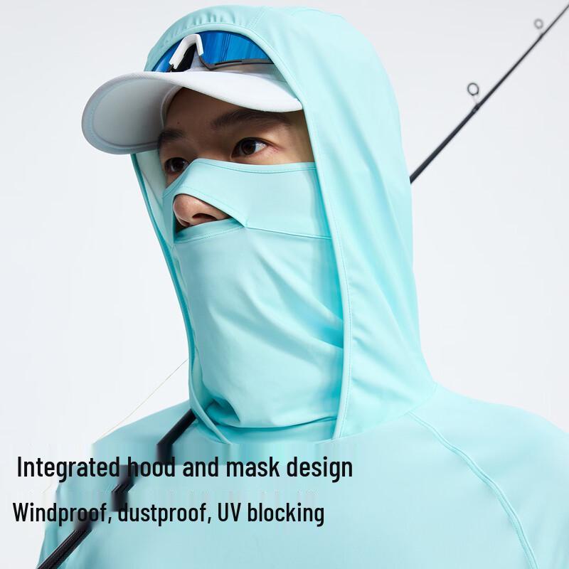 Pioneer Camp Men's Fishing Hooded Sun Protection T-Shirt