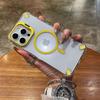 New U2 airbag holder Magnetic mobile phone case Apple 17PRO metal lens holder Suitable for 17AIR anti-drop case