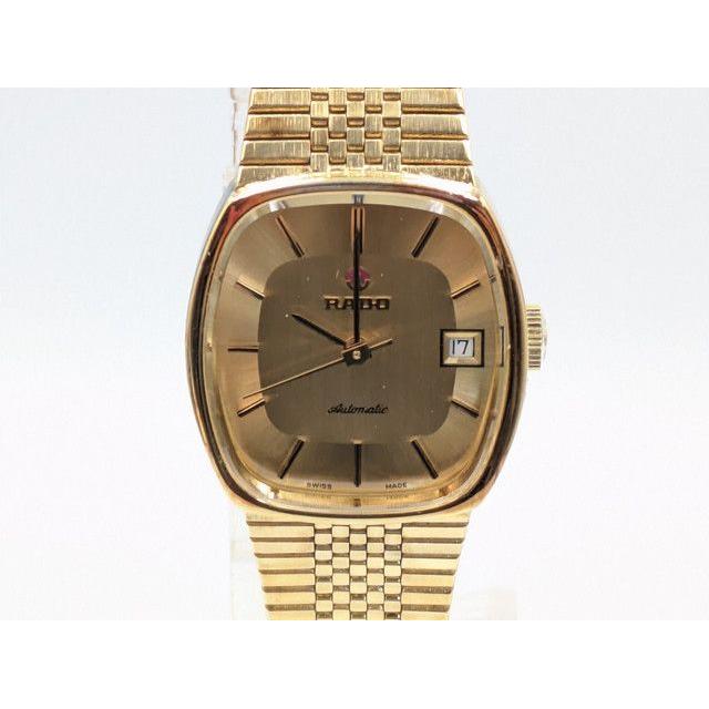 Used [Working Item] Rado 561.7935.2 Automatic Men's Watch Antique Champagne Dial