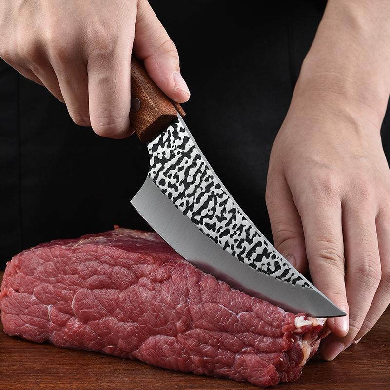 1 Stück 5 Zoll Fleischschneiden Küchenmesser Mehrzweckmesser für Camping, Outdoor und Jagd