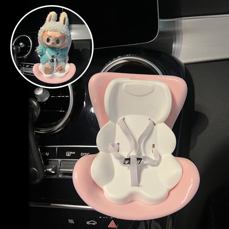 1 Set Kawaii Doll Seat Car Air Aromatreatment Decoration For All Dolls Within 18Cm  Car Doll Safety Seat
