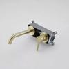 Wall Mounted Concealed Brass Bathroom Basin Faucets Embedded Cartridge Basin Mixer Sink Faucet Washbasin Tap Hot Cold Water Tap
