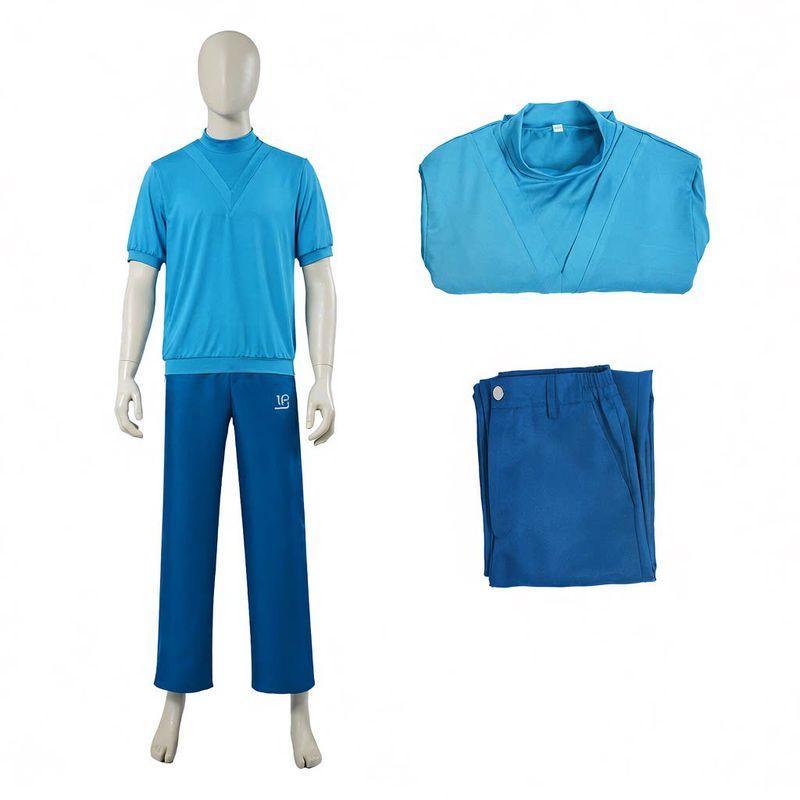 Steve Cosplay Costume Minecraft Movie Steve Cosplay Outfit H306 Steve Complete Set XS