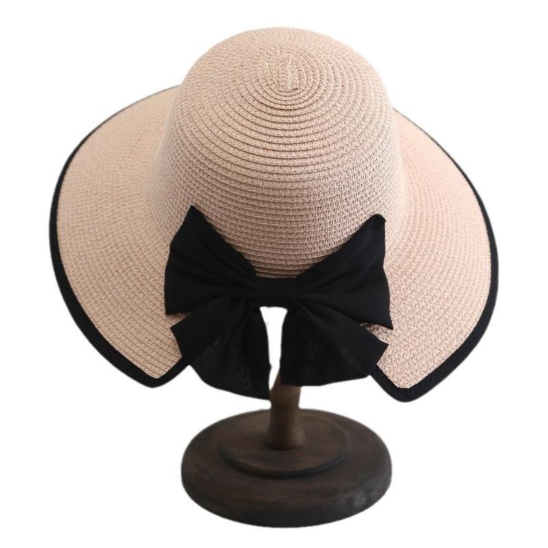 Summer Straw Hat For Women Wide Brim Sun Protection Breathable Outdoor Fashion Hat