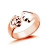 Finger Paw Opening Ring Bright Luster Jewelry Adjustable Ring for Daily Wear