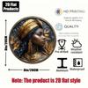 Vintage Metal Wall Art Egyptian Queen Round 8x8 Inch for Home Bar Cafe Office